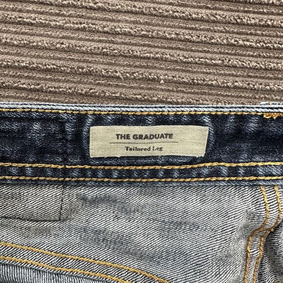 Adriano Goldschimed Jeans Men 32/34 (32/30 Measured) Blue The Graduate Tailored. - Picture 3 of 11